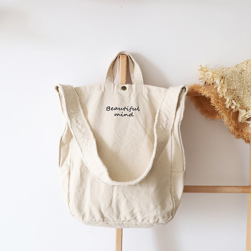 Women's canvas canvas bag