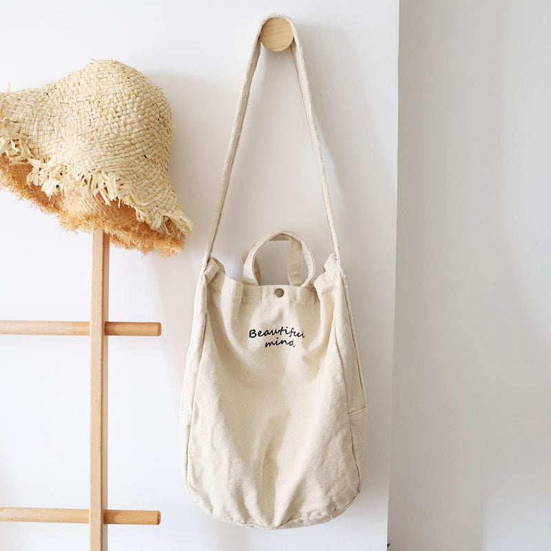 Women's canvas canvas bag