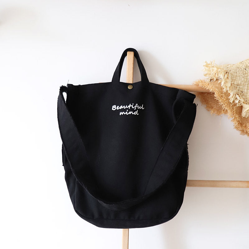 Women's canvas canvas bag