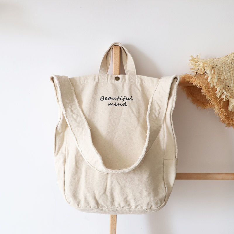 Women's canvas canvas bag